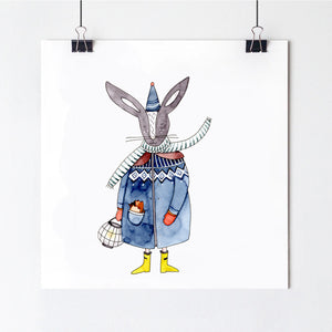 Poster - rabbit