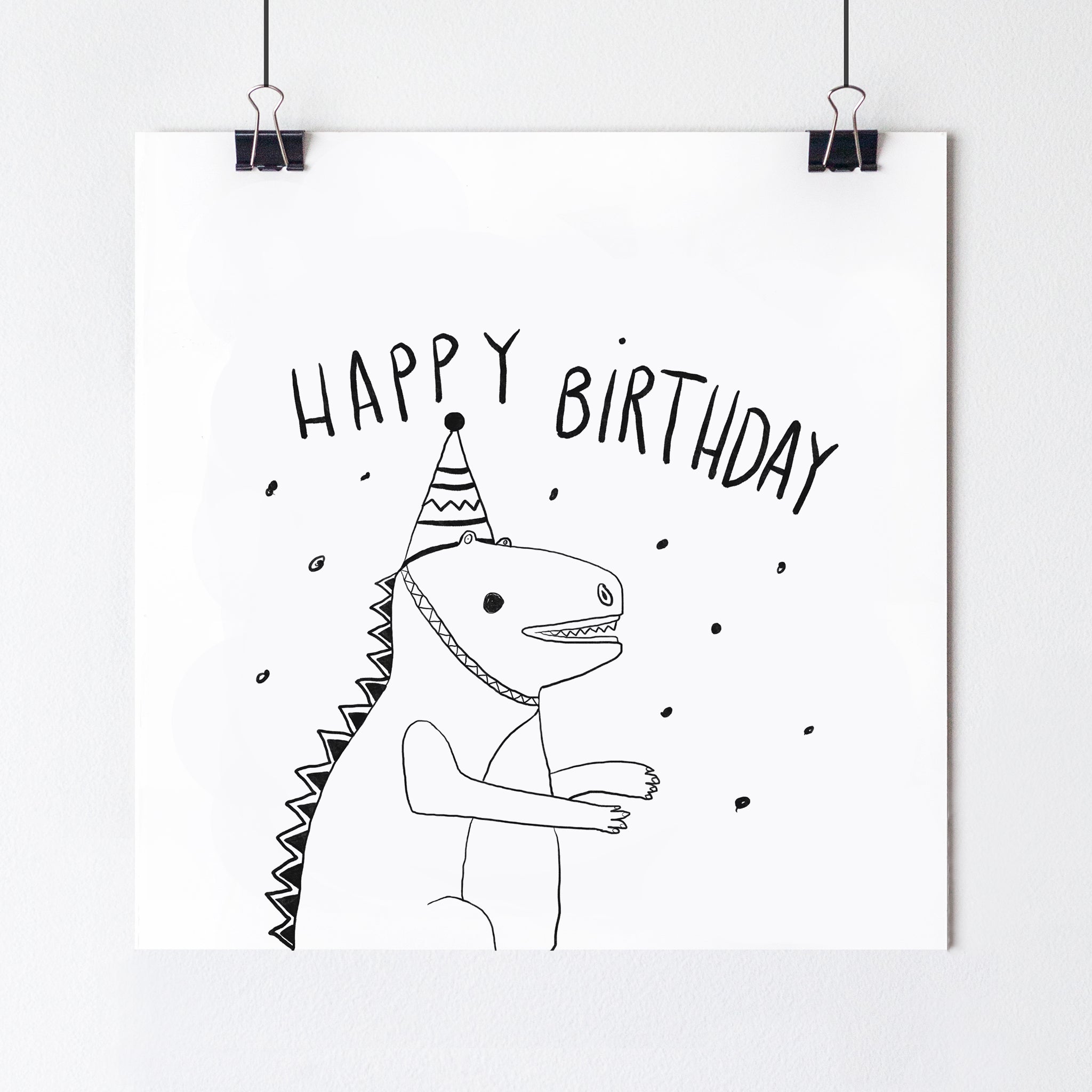 Poster - dino`s birthday