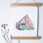 Load image into Gallery viewer, customized home illustration
