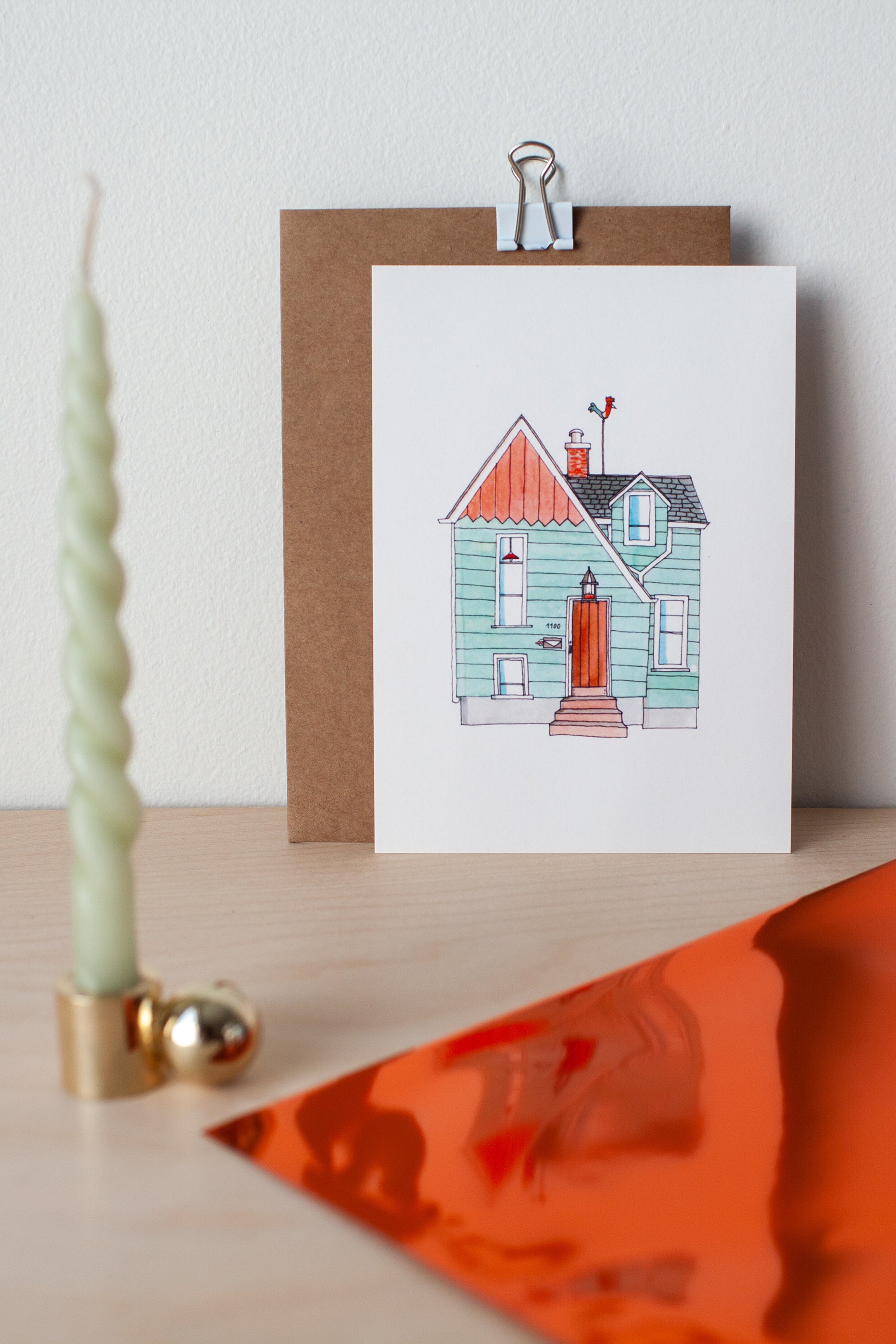 Postcard - little home